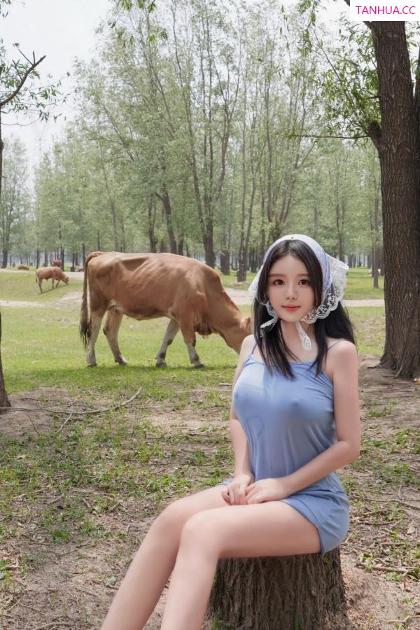   [XiuRen]高清写真图 2024.06.28 No.8777 小薯条nienie 放牛娃主题第22张图片